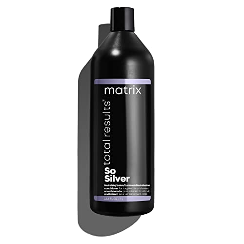 Matrix Hair Conditioner, For Blondes, Greys and Silvers, Tones + Neutralises, Total Results, So Silver