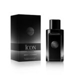 The Icon By Antonio Banderas Eau De Perfume For Men - Long Lasting - Virile, Elegant, Trendy And Sexy Scent - Wood, Amber, And Sandalwood Notes -
