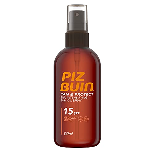 Piz Buin Tan & Protect Tan Accelerating Oil Spray SPF 15 3 x 150ml