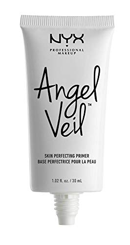 NYX Professional Makeup Angel Veil Skin Perfecting Primer, Light Formula, Silky Finish, Shine Control, Makeup Application, Vegan formula