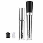 2Pcs Empty Mascara Tube with Eyelash Wand Eyelash Cream Container Bottle, Rubber Inserts Set for Castor Oil 7.5ml and 10ml