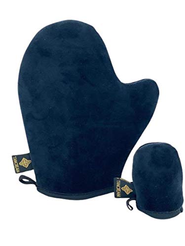 Bundle - 100ml bottle of Tancream All in One Self Tan and Luxury Moisturiser, and Set of 2 Luxury Tancream Tanning Mitts