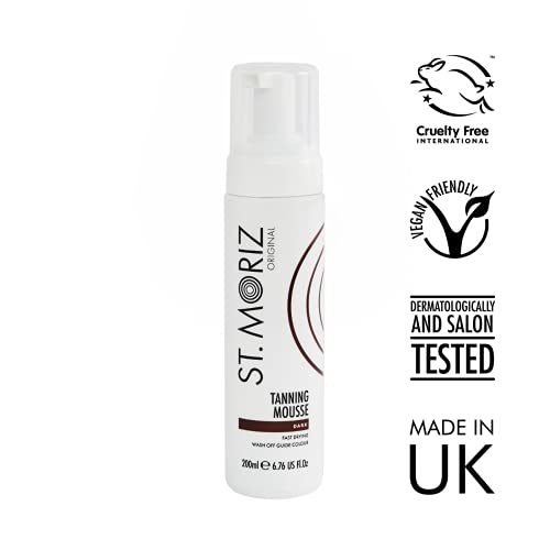 ST MORIZ ORIGINAL DARK TANNING MOUSSE X2 MITT AMAZON BUNDLE, FAKE TAN