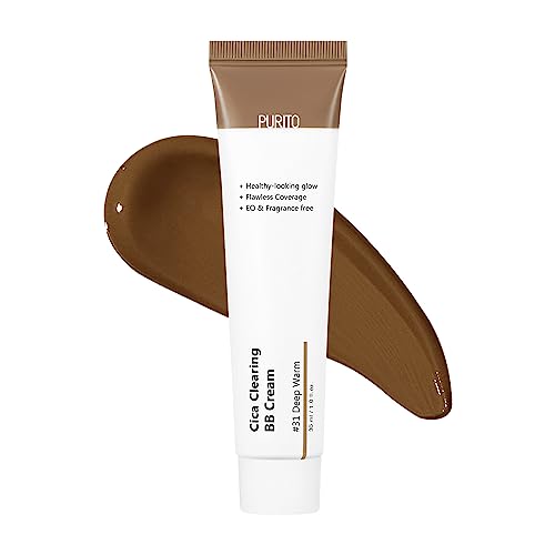 PURITO Cica Clearing BB Cream #13 Neutral Ivory 1 fl.oz / 30ml, Vegan bb cream, foundation, cruelty free