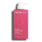 Medix 5.5 Retinol Cream with Ferulic Acid Anti-Sagging Treatment. Targets Crepey Wrinkles and Sun Damaged Skin. Anti-Aging Cream Infused With Bla