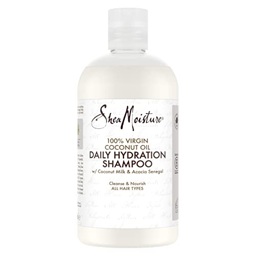 SheaMoisture Daily Hydration 100% Virgin Coconut Oil Shampoo silicone and sulphate free for all hair types 384 ml