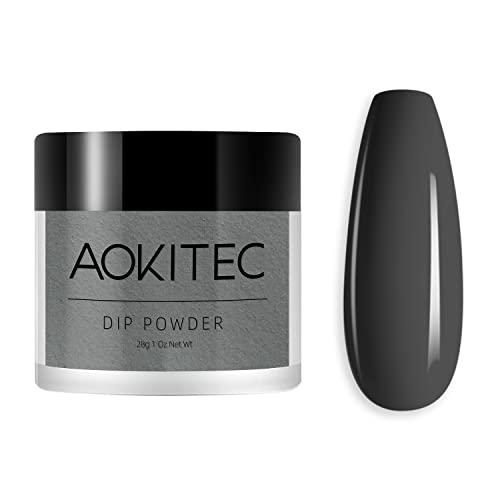 Aokitec 28g Dip Powder Clear Fashion Color Nail Dipping Powder French Powder Pro Collection System Nail Art Starter Manicure Salon DIY at Home Od