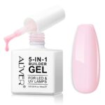 Builder Gel, 5 in 1 Nail Builder Gel, Builder Gel and Base Gel Strengthener Gel Clear Builder Gel Color in a Bottle 15ml, For Nail Art Decoration