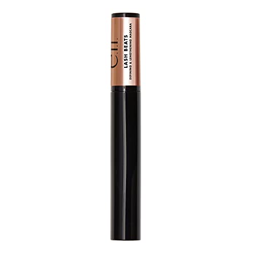 e.l.f. Lash Beats Mascara, Lengthening Formula for Mega Long Lashes, Creates Natural-Looking Long & Defined Lashes, Pitch Black, 1.1 Oz (10mL)