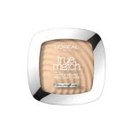 L'Oréal Paris Powder Foundation, Super-Blendable, With Hyaluronic Acid, Light Texture for a Flawless Finish, True Match Perfecting Powder, C1