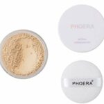 AQUAPURITY - PHOERA Loose Makeup Setting Matte Face Powder + Puff, Long Lasting Lightweight Foundation Make Up Fixer Beauty Blender Highlighter P