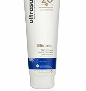 Ultrasun Glimmer SPF 20-250ml Tube Sunscreen