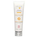 Druide Biolove Organic Mineral Sunscreen SPF 30, Translucent Broad Spectrum UVA UVB Protection, Residue & Nano-free Matifying Sun Cream, Sensitiv
