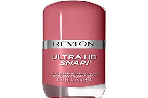 Revlon Ultra HD Snap Nail Polish, Long Lasting Vegan Formula, Quick Drying & One-Coat Full Coverage Colour (8ml) Birthday Suit (032) Unisex