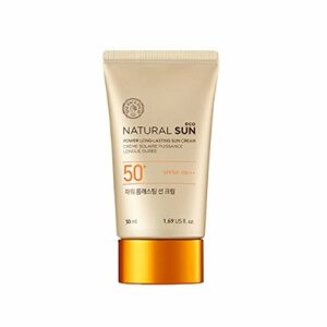 [The Face Shop]2015 UPGRADE Natural Sun Eco Power Long-Lasting Sun Cream 50ml(1.69oz)SPF50 PA+++ by The Face Shop