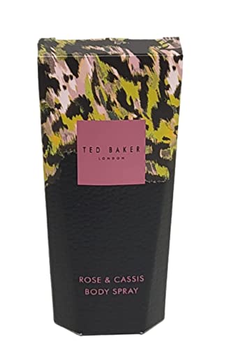 Ted Baker Body Spray 50ml Ladies Gift Present Boxed Ideal Stocking Filler PACK Of 1/3 (Rose & Cassis)