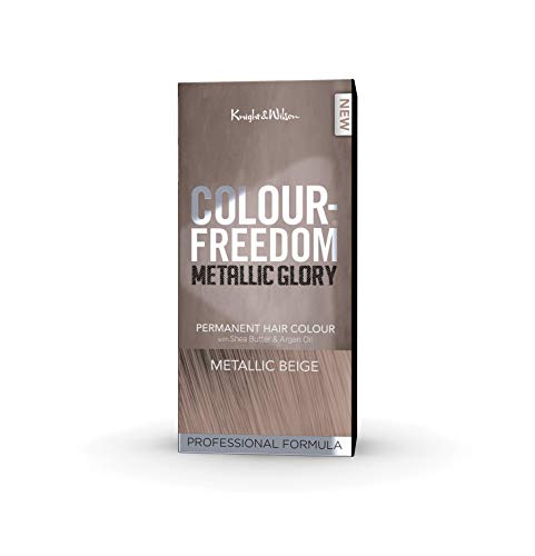 Colour Freedom Metallic Permanent Silver Blonde Conditioning Hair Dye. Infused with Shea Butter and Argan Oil for Ultra Glossy Conditioned Hair.