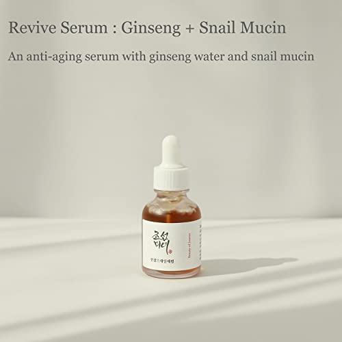Beauty of Joseon | Repair Serum: Ginseng + Snail Mucin | 30ml (1 fl.oz.) | Korean Skin Care | For all skin types.