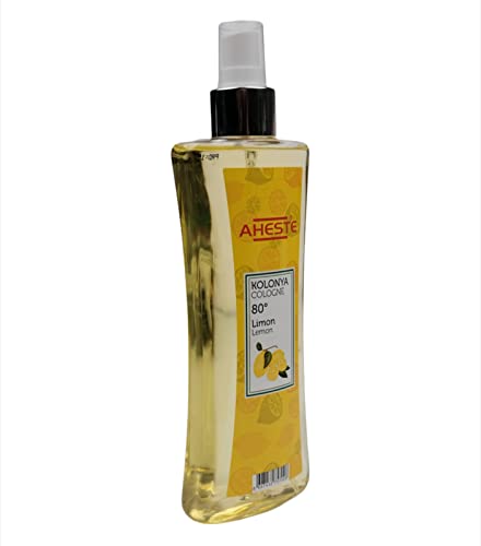 AHESTE LEMON COLOGNE AFTERSHAVE TURKISH KOLONYA PUMP SPRAY 250ML