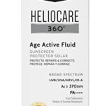 Heliocare 360° - Age Active Fluid, Sun Cream SPF50, Anti Ageing Protection, Water and Sweat Resistant, 50ml