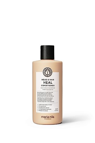 Maria Nila Head & Hair Heal Shampoo, Conditioner & Argan oil (350/300 / 30 ml), Prevents Dandruff/Scalp Problems & Stimulates Hair Growth, 100% V