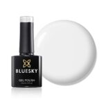 Bluesky Gel Nail Polish, Studio White 80526, Long Lasting, Chip Resistant, 10 ml (Requires Drying Under UV LED Lamp)
