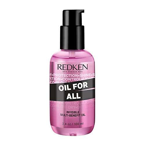 REDKEN Oil For All, Multi-Benefit Weightless Hair Oil, Instant Shine & Smooths Frizz, 100 ml