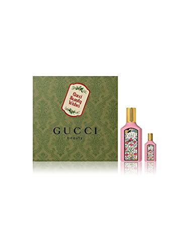 GUCCI Flora Gorgeous Gardenia Eau de Parfum Gift Set for her, 2 Piece Assortment, Pack Of 1, 55.0 ml, 13.3 Oz