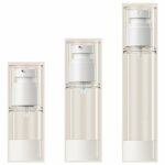 YOUTHWIE 3 Pcs Airless Pump Bottle Empty Clear Travel Lotion Pump Containers Vacuum Press Pump Bottles for Traveling Cosmetic Perfume Cleaning Li