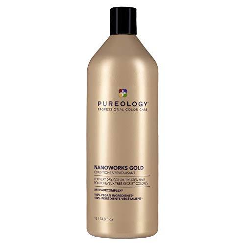 Pureology | Nanoworks Gold | Conditioner, Colour-Treated Hair, Restores And Strengthens Hair, Vegan