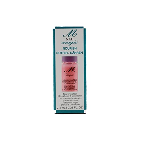 NAIL MAGIC Nourish - Nail Strengthener & Conditioner, Clear Nail Polish with Keratin for Thicker Nails and Nail Growth | Nourish, Strengthen and
