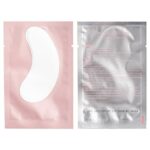 50 Pair Eye Pads for Eyelash Extension Pink Eyelash Pads by FADVAN Lint Free Under Eyes Gel Pads Patch Hydrogel Lash Patch Accessories for Eyelas