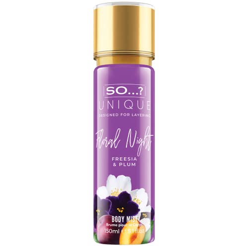 So…? Unique Womens White Blossom Body Mist Fragrance Spray 150ml