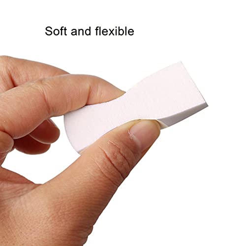 kuou 40pcs Nail Art Sponges, Triangle Make Up Sponges Cosmetic Sponge Wedges, Triangle Shape Makeup Foundation Beauty Tool