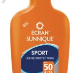 Ecran Sunnique Sport – Protective Sun Milk Spray SPF 50, Highly Water and Sweat Resistant – 300 ml