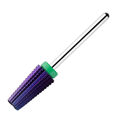 BNG 5 in 1 Carbide Nail Drill Bit Fast Remove Acrylic & Hard Gel Professional 3/32" Electric Nail Drill Tungsten Steel Bits Manicure Pedicure Pro