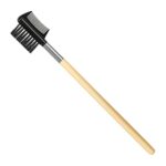 Manicare Bamboo Lash Comb And Brow Brush, Defines And Seperate Lashes, Grooms And Tames Brows, Makeup Brush With Bamboo Handle And Synthetic Bris