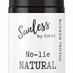 Sunless by Onyx No-Lie Natural Self Tanner Mousse 100% Pure Nature Organic Skincare Actives Dream Tan Effect (Light/Medium)