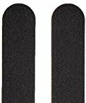 Manicare Pack Of 2 Professional Nail Files, Black Emery Boards, Natural And Artificial Nails, Double Sided Medium Grit, For At Home DIY Salon Pro