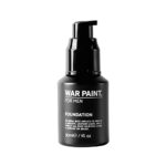 War Paint Men's Foundation - 5 Shades available - Vegan Ingredients, Cruelty Free Make-up - Full coverage Mens Make-up Products (Shade Light)