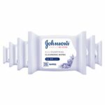 Johnson's Face Care Makeup Be Gone Pampering Wipes (6 x Packs of 25)