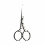 LIVINGO Premium Manicure Rounded Tip Scissors Multi-Purpose Stainless Steel Cuticle Pedicure Beauty Grooming Kit for Nail, Eyebrow, Eyelash, Dry