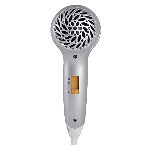 HotelPro 1600w Hotel B&B Hair Dryer - 3 Heat Settings - 2 Speed Settings - Concentrator Nozzle - Hang Up Loop - Safety Cut-Off - White - H1313WH