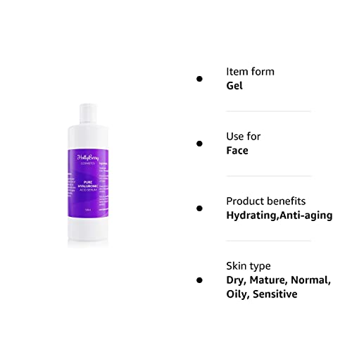 Hyaluronic Acid Serum - Extra Large 500ml - Anti-Aging - Moisturise Gel - Wholesale Size