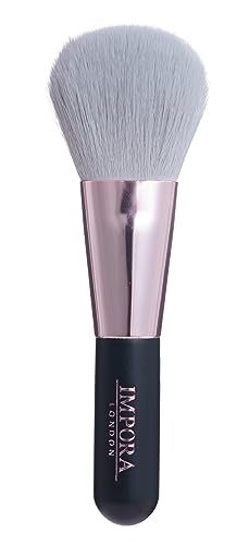 Powder Makeup Brush Mini by Impora London - Travel Size for Blush, Bronzer, Highlight, Foundation, Mineral. Liquid or Powder.