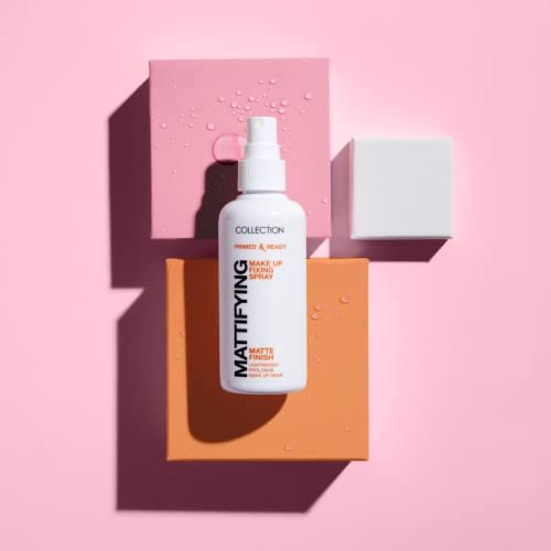 Collection Cosmetics Primed and Ready Fixing Spray, Matte Setting Spray, Matte