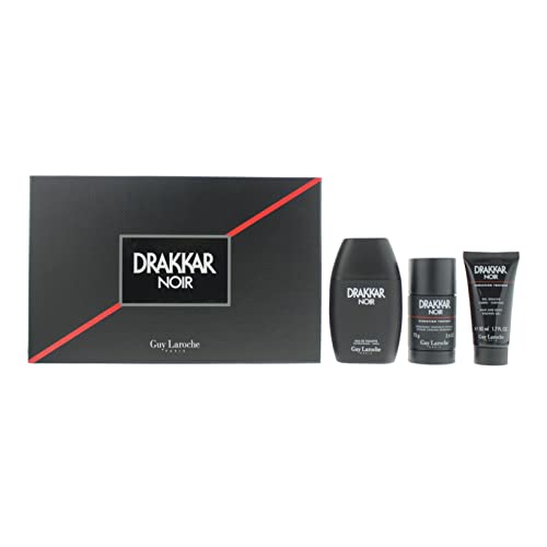Guy Laroche Drakkar Noir Eau De Toilette Gift Set, 100 ml