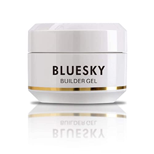Bluesky Builder Gel For Nails, Gel Nail Polish, Nail Strengthener, Nail Extension Tips, Clear, 15 ml (Requires Curing Under LED UV Lamp)