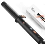 Automatic Hair Curlers 360° Rotating, WeChip [Nano Titanium Coating] Curling Tongs, Large Barrel Curling Wand 32 mm, Rotating Curling Iron for Lo
