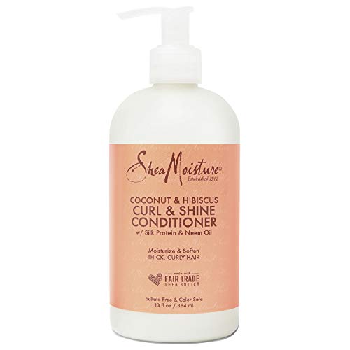 Shea Moisture Curl Shine Silicone Free Conditioner for Curly Hair, 13 Oz